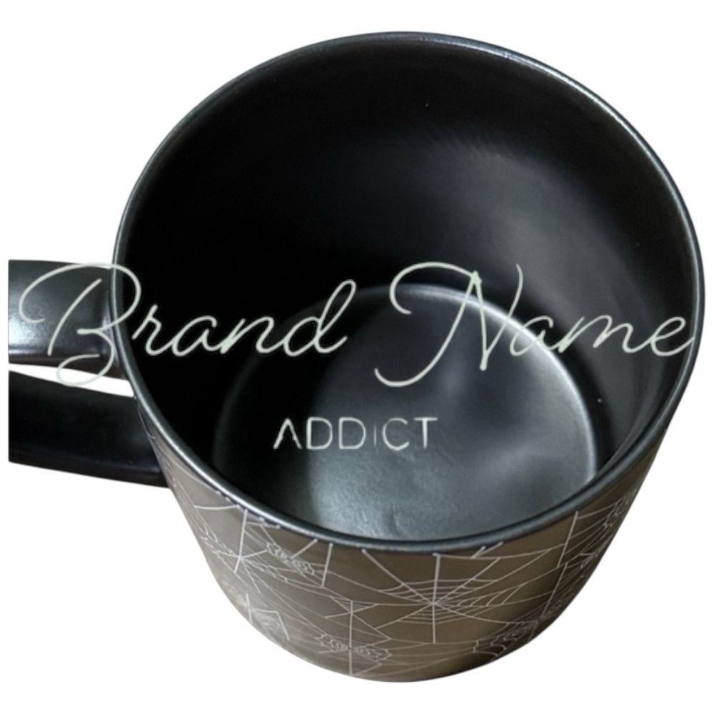 Stoneware Black Spiderweb Mug - Picture 6 of 6